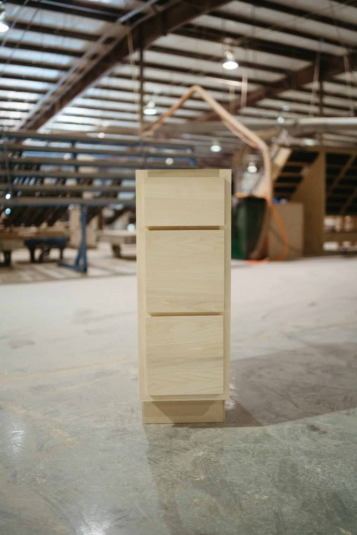 Shaker Style 12" Drawer Base Cabinet - 3 Drawer