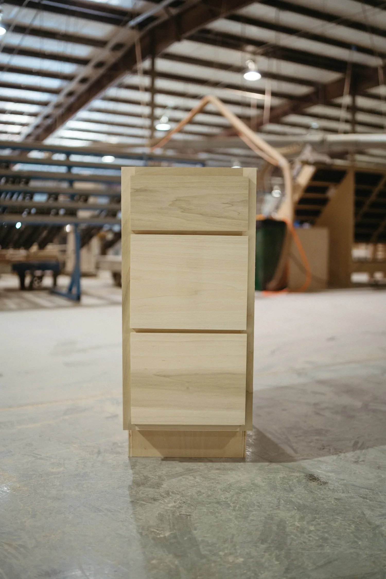 Shaker Style 15" Drawer Base Cabinet - 3 Drawer