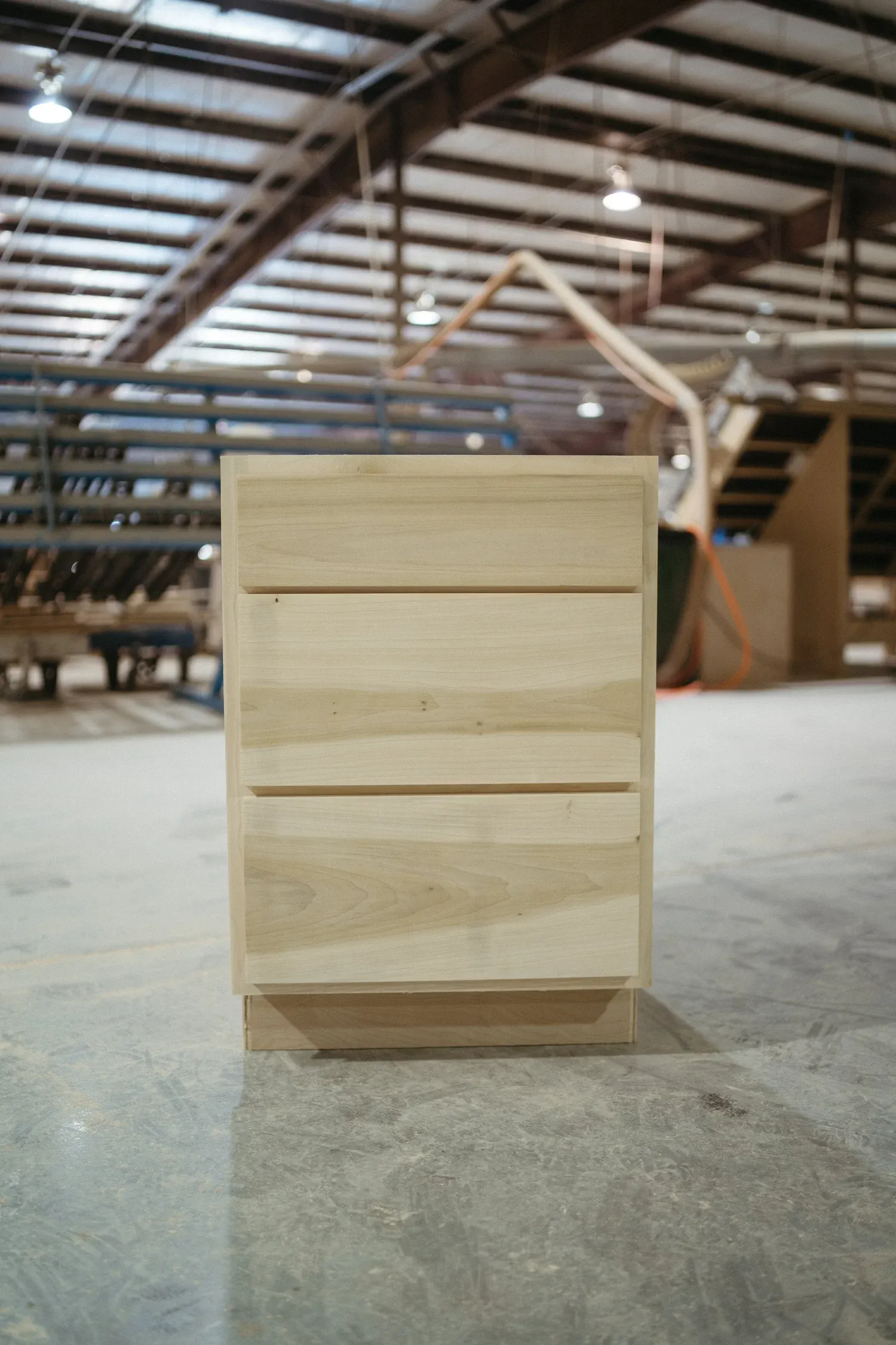 Shaker Style 24" Drawer Base Cabinet - 3 Drawer