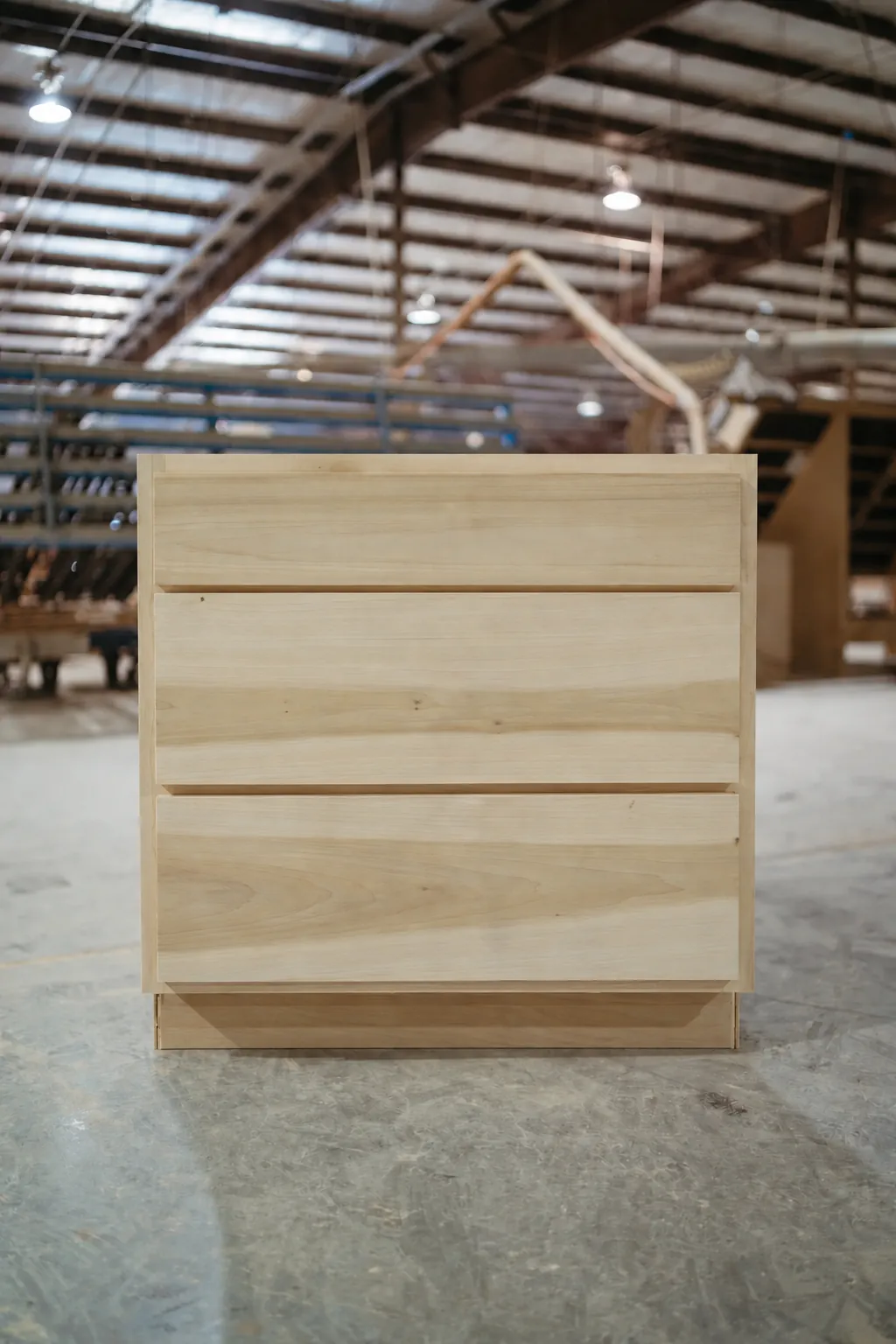 Shaker Style 30" Drawer Base Cabinet - 3 Drawer