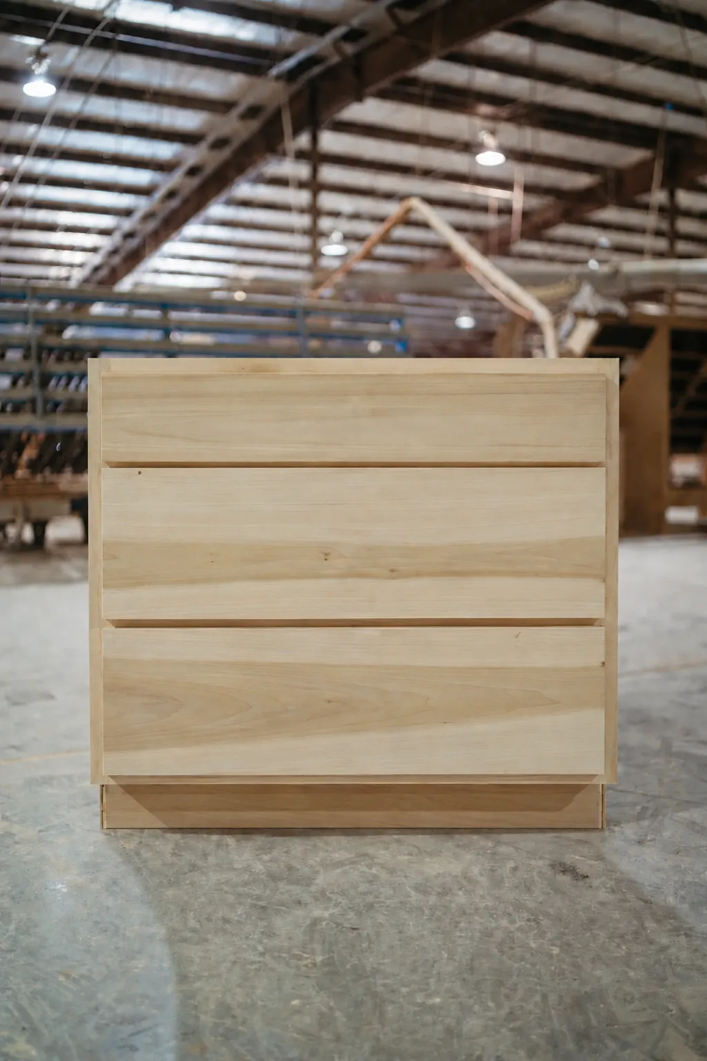 Shaker Style 33" Drawer Base Cabinet - 3 Drawer